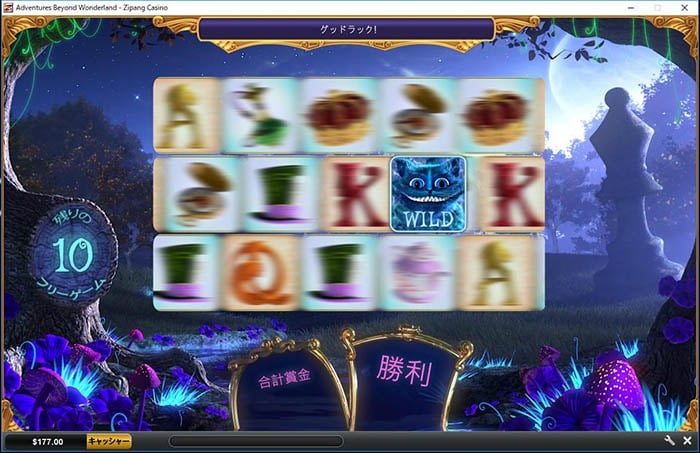 チェシャーワイルドが突然現れた。顔が怖い。 チェシャーワイルドが突然現れた。顔が怖い。