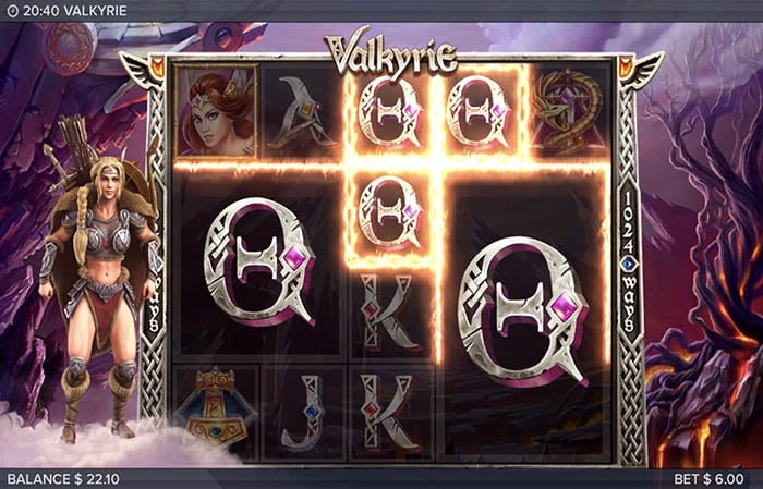 5リール目まで「Q」が繋がった 5リール目まで「Q」が繋がった