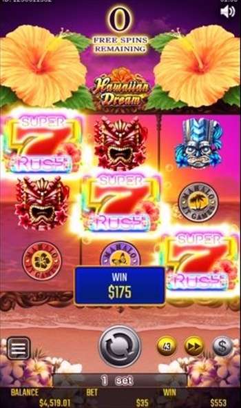赤777に格上げ! 2セット目赤777にランクアップ