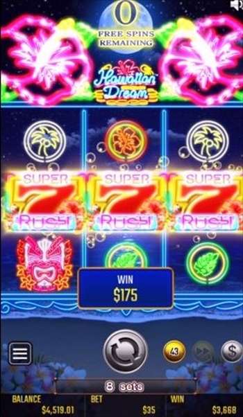 獲得賞金$3,668! 8セット目継続画面