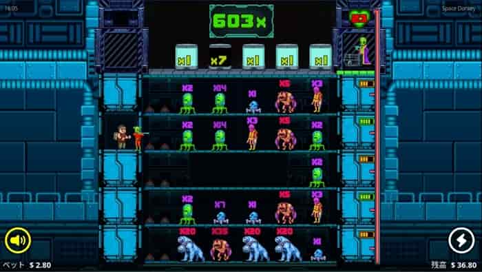ボーナスステージゲームオーバー! 5分の1の死神を引きゲームオーバー