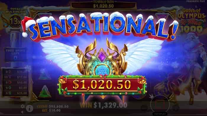 1,020ドルのセンセーショナルウィン! 1,020ドルのセンセーショナルウィン