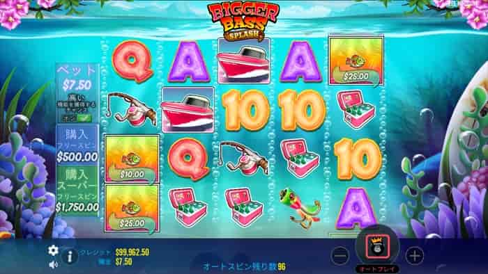 5リール4段のリール 基本画面