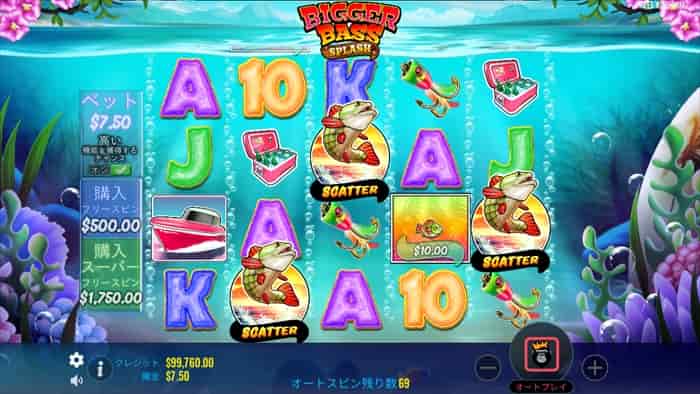 スキャッター3つ出現 スキャッター3つ出現